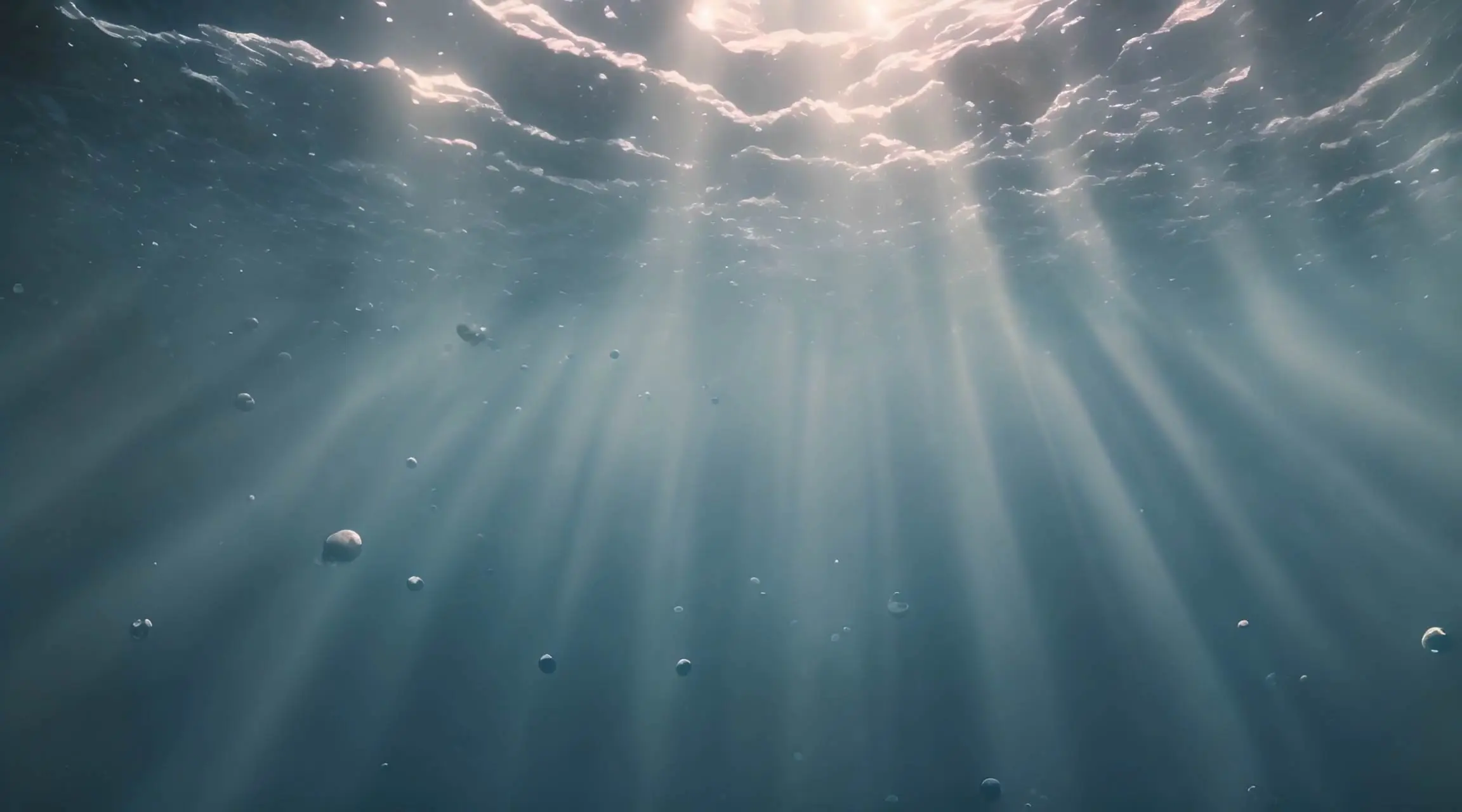 Cinematic Tranquil Undersea Stock Footage
